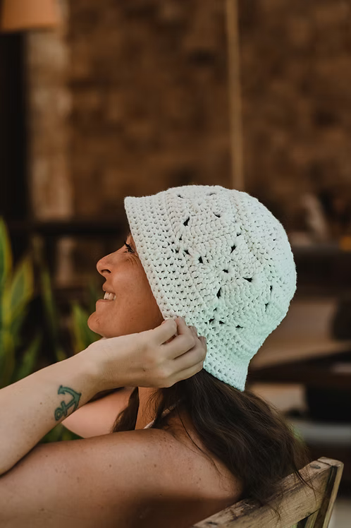 Bob/bucket hat en crochet