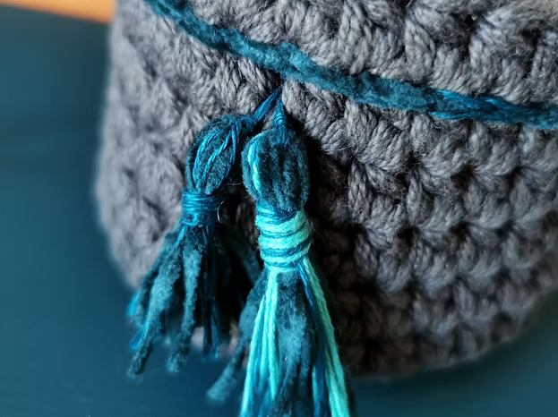 Petit panier crochet
