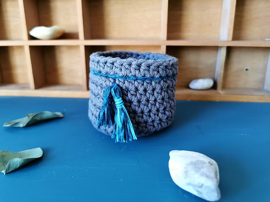 Petit panier crochet